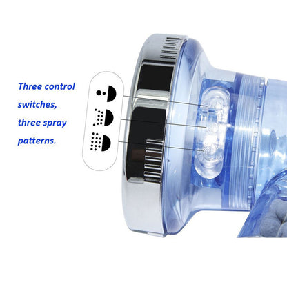 Multifunctional Three-speed Adjustable Negative Ion Hydrotherapy Shower Head